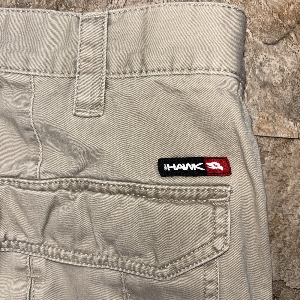 Tony Hawk Y2K Khaki Cargo Pants 38X30 VTG Skater Hiking Athletic Outdoors Baggy - Picture 5 of 7